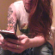 A girl records herself shitting and pissing while sitting on a toilet in about 5 scenes and pissing alone in 1 additional scene. Soft, crackling pooping sounds with some plops and a fart. Presented in 720P HD. 375MB, MP4 file. Over 19 minutes.